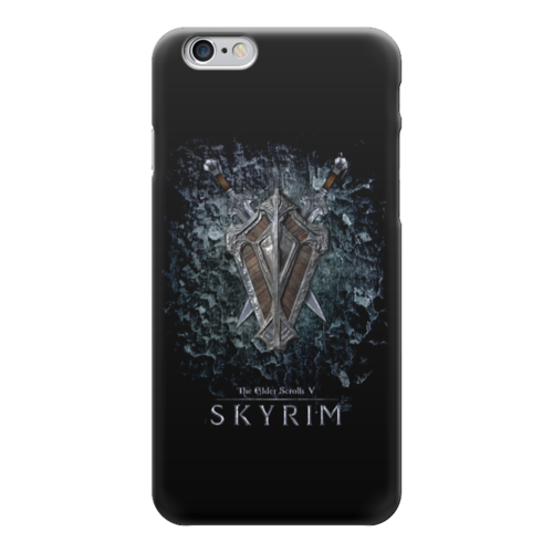 Заказать чехол для iPhone 6/6 Plus в Москве. Чехол для iPhone 6 глянцевый Skyrim от crazy_clown - готовые дизайны и нанесение принтов.