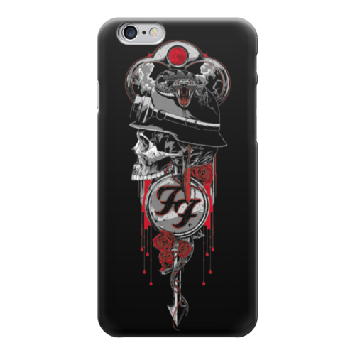 Заказать чехол для iPhone 6/6 Plus в Москве. Чехол для iPhone 6 глянцевый Foo Fighters Band от Leichenwagen - готовые дизайны и нанесение принтов.