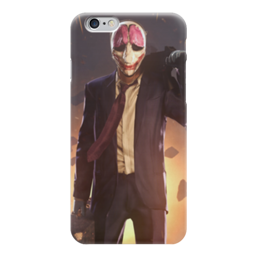 Заказать чехол для iPhone 6/6 Plus в Москве. Чехол для iPhone 6 глянцевый Payday: The Heist от game-fan - готовые дизайны и нанесение принтов.