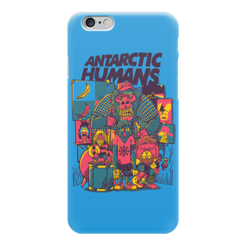 Заказать чехол для iPhone 6/6 Plus в Москве. Чехол для iPhone 6 глянцевый Antarctic Humans от Leichenwagen - готовые дизайны и нанесение принтов.