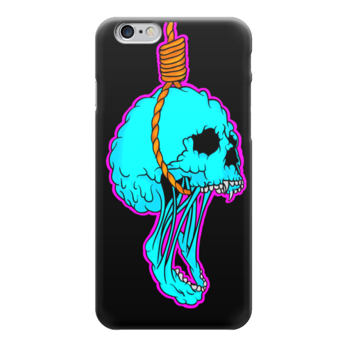 Заказать чехол для iPhone 6/6 Plus в Москве. Чехол для iPhone 6 глянцевый Noose Skull от Leichenwagen - готовые дизайны и нанесение принтов.