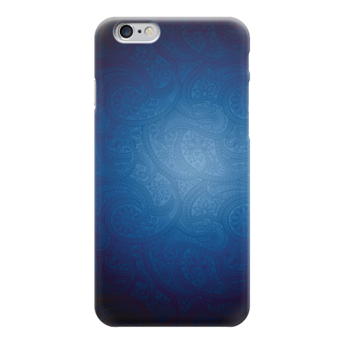 Заказать чехол для iPhone 6/6 Plus в Москве. Чехол для iPhone 6 глянцевый Синие огурчики от DesertHawk - готовые дизайны и нанесение принтов.
