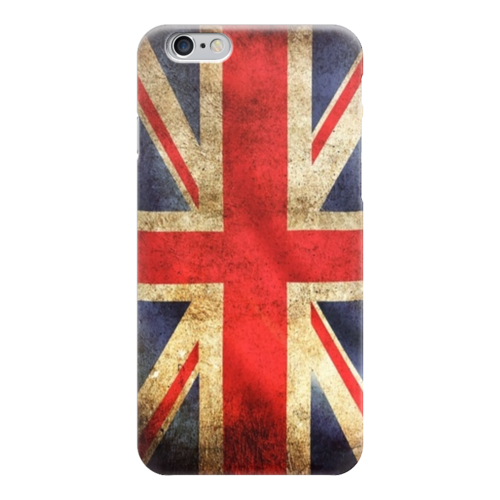 Заказать чехол для iPhone 6/6 Plus в Москве. Чехол для iPhone 6 глянцевый Английский флаг от solitolga - готовые дизайны и нанесение принтов.