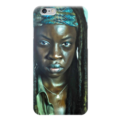 Заказать чехол для iPhone 6/6 Plus в Москве. Чехол для iPhone 6 глянцевый THE WALKING DEAD | Michonne от PopCorn  - готовые дизайны и нанесение принтов.