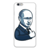 Заказать чехол для iPhone 6/6 Plus в Москве. Чехол для iPhone 6 глянцевый Путин - like от dizer - готовые дизайны и нанесение принтов.