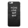 Заказать чехол для iPhone 6/6 Plus в Москве. Чехол для iPhone 6 глянцевый make love not war от DmSayapin - готовые дизайны и нанесение принтов.