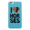 Заказать чехол для iPhone 6/6 Plus в Москве. Чехол для iPhone 6 глянцевый Я люблю лошадей от Antaya - готовые дизайны и нанесение принтов.