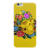 Заказать чехол для iPhone 6/6 Plus в Москве. Чехол для iPhone 6 глянцевый Череп (Городецкая роспись) от Дмитрий Светличный - готовые дизайны и нанесение принтов.