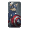 Заказать чехол для iPhone 6/6 Plus в Москве. Чехол для iPhone 6 глянцевый Котик  от Катя Абрамова - готовые дизайны и нанесение принтов.