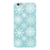 Заказать чехол для iPhone 6/6 Plus в Москве. Чехол для iPhone 6 глянцевый Снежинки от Antaya - готовые дизайны и нанесение принтов.
