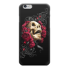 Заказать чехол для iPhone 6/6 Plus в Москве. Чехол для iPhone 6 глянцевый Череп в розах от Дмитрий Светличный - готовые дизайны и нанесение принтов.