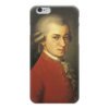 Заказать чехол для iPhone 6/6 Plus в Москве. Чехол для iPhone 6 глянцевый Портрет Вольфганга Амадея Моцарта от trend - готовые дизайны и нанесение принтов.