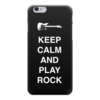 Заказать чехол для iPhone 6/6 Plus в Москве. Чехол для iPhone 6 глянцевый Keep calm and play rock от zen4@bk.ru - готовые дизайны и нанесение принтов.
