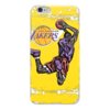 Заказать чехол для iPhone 6/6 Plus в Москве. Чехол для iPhone 6 глянцевый Los Angeles Lakers  от Сергей Дульнев - готовые дизайны и нанесение принтов.