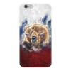 Заказать чехол для iPhone 6/6 Plus в Москве. Чехол для iPhone 6 глянцевый Русский Медведь от tutik_mutik@mail.ru - готовые дизайны и нанесение принтов.