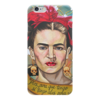 Заказать чехол для iPhone 6/6 Plus в Москве. Чехол для iPhone 6 глянцевый Frida Kahlo от Just kidding - готовые дизайны и нанесение принтов.
