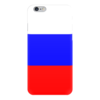 Заказать чехол для iPhone 6/6 Plus в Москве. Чехол для iPhone 6 глянцевый Русский флаг от Nalivaev - готовые дизайны и нанесение принтов.
