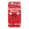 Заказать чехол для iPhone 6/6 Plus в Москве. Чехол для iPhone 6 глянцевый Chicago Bulls от Сергей Дульнев - готовые дизайны и нанесение принтов.
