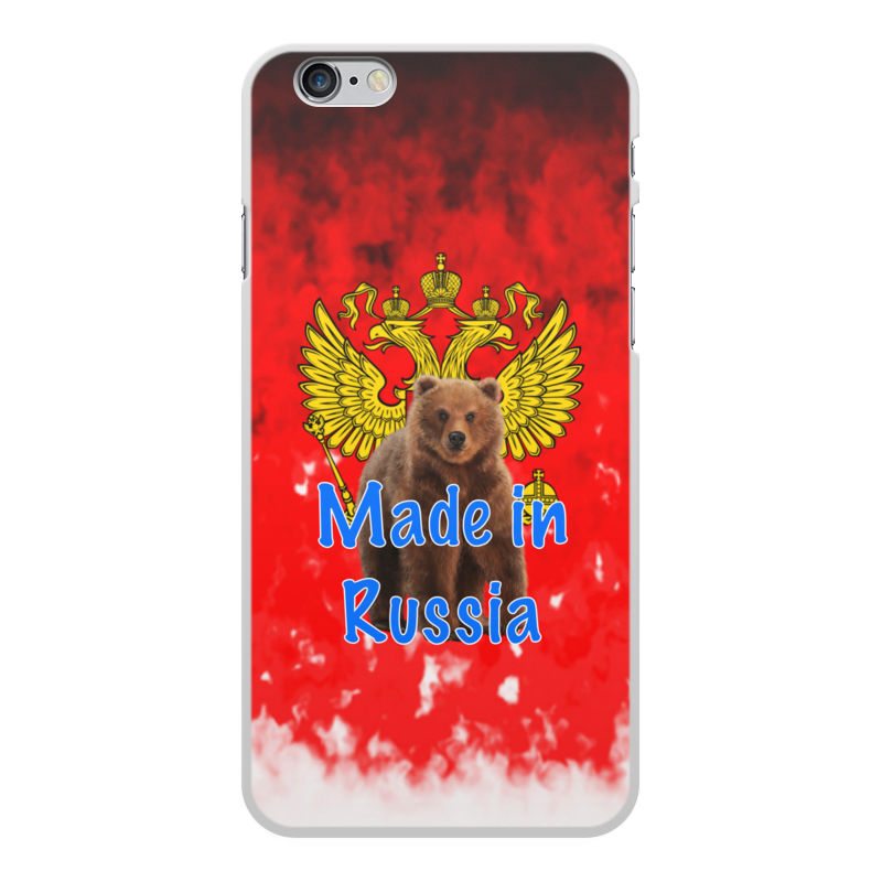 цена Printio Чехол для iPhone 6 Plus, объёмная печать Russia