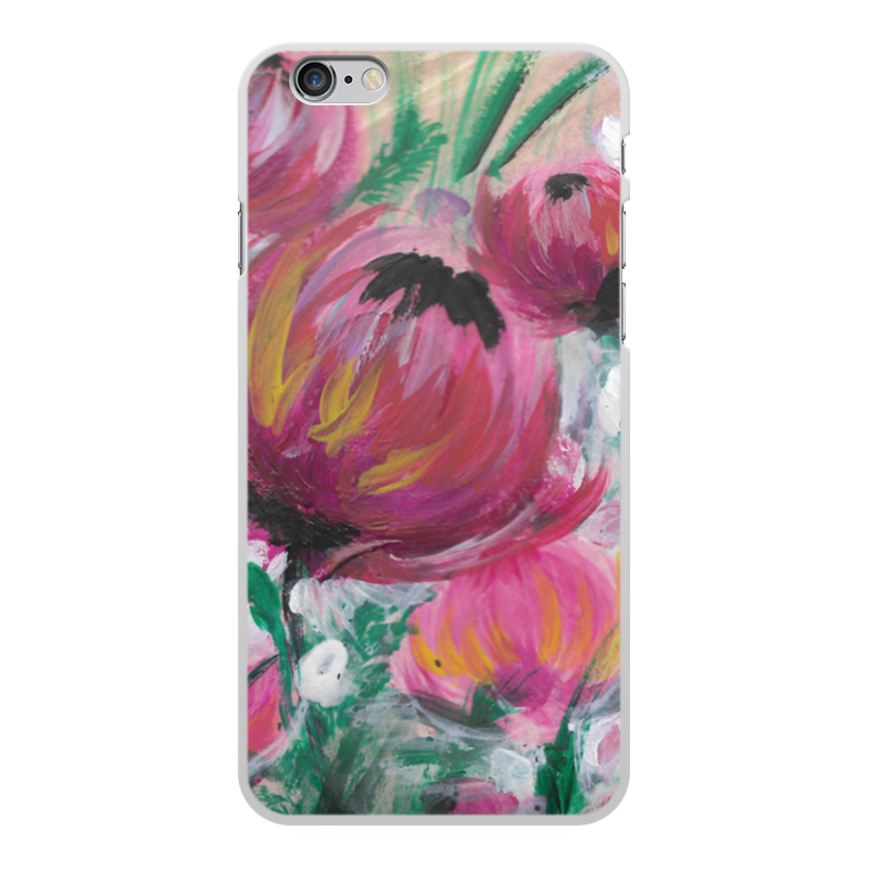 Printio Чехол для iPhone 6 Plus, объёмная печать Полевые цветы