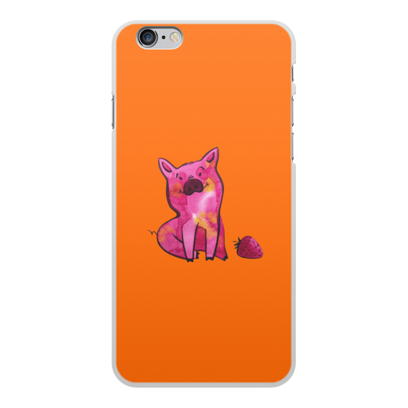 Printio Чехол для iPhone 6 Plus, объёмная печать Свинка