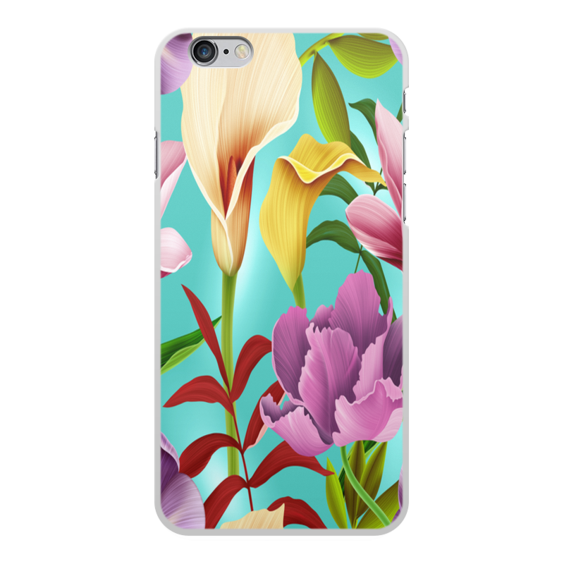 Printio Чехол для iPhone 6 Plus, объёмная печать Сад цветов printio чехол для iphone 6 plus объёмная печать сад цветов