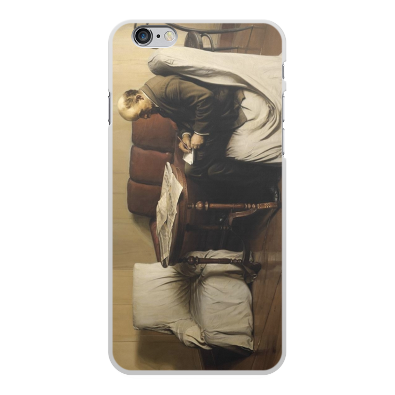 Printio Чехол для iPhone 6 Plus, объёмная печать Ленин в смольном (картина и. и. бродского) printio чехол для iphone 5 5s объёмная печать ленин в смольном картина и и бродского