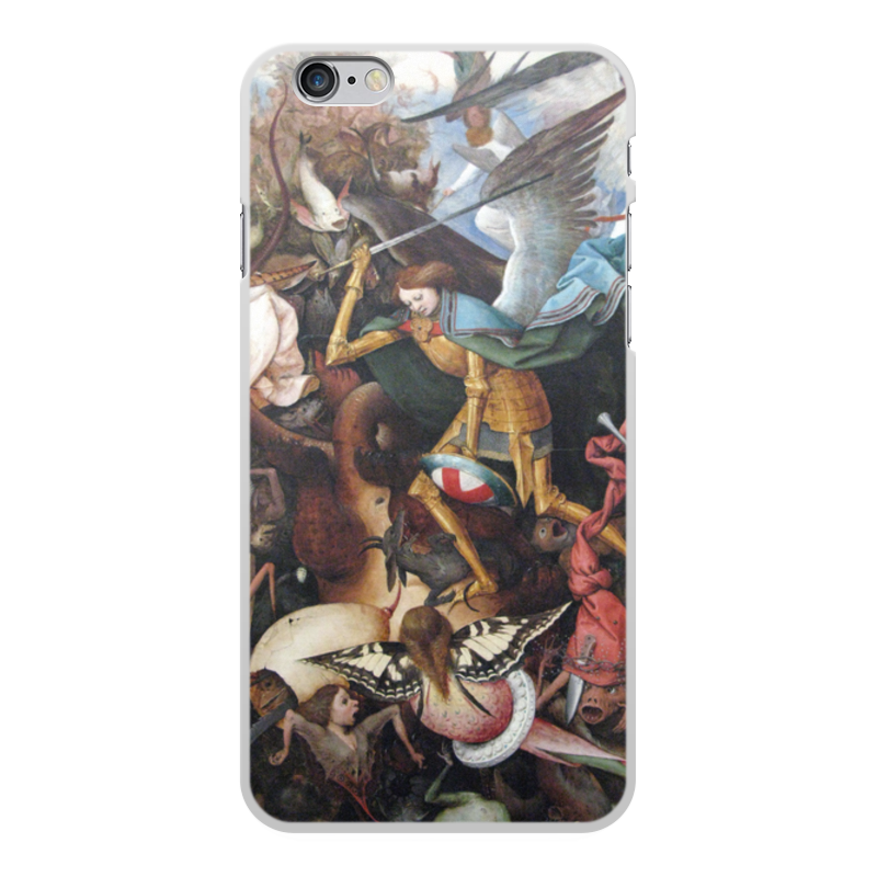Printio Чехол для iPhone 6 Plus, объёмная печать Архангел михаил (картина брейгеля) printio футболка классическая архангел михаил картина брейгеля