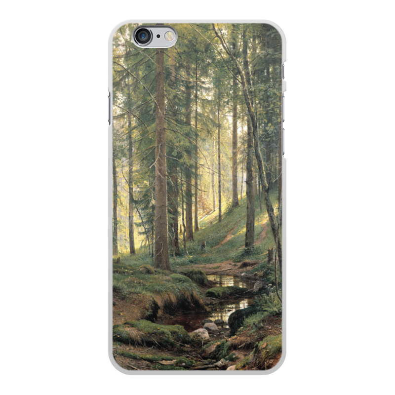 Printio Чехол для iPhone 6 Plus, объёмная печать Ручей в лесу (иван шишкин)