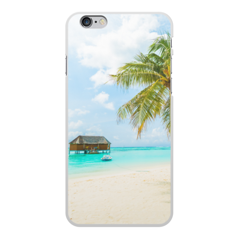 Printio Чехол для iPhone 6 Plus, объёмная печать Морской пляж printio чехол для iphone 8 объёмная печать морской пляж