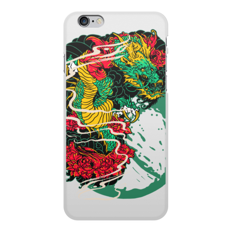 Printio Чехол для iPhone 6 Plus, объёмная печать Китайский дракон