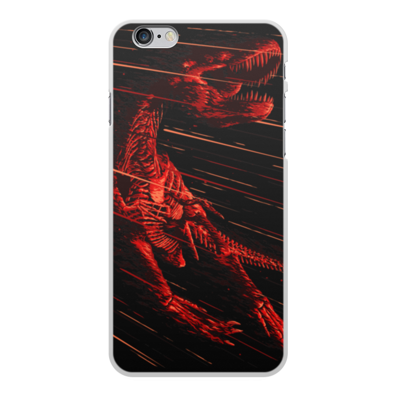 Printio Чехол для iPhone 6 Plus, объёмная печать Вымирание динозавра