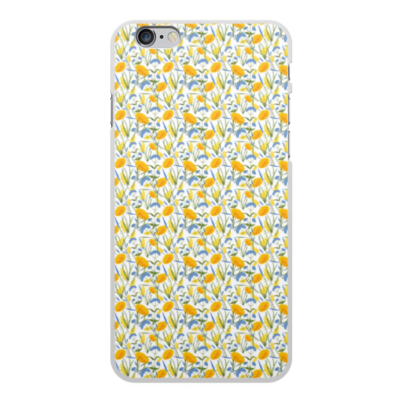 Printio Чехол для iPhone 6 Plus, объёмная печать Цветы printio чехол для iphone 8 plus объёмная печать пирожные макаронс желтые