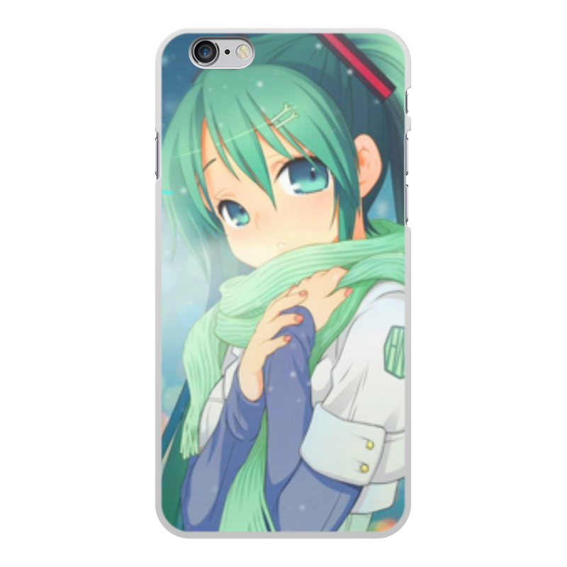 Printio Чехол для iPhone 6 Plus, объёмная печать Miku hatsune sush