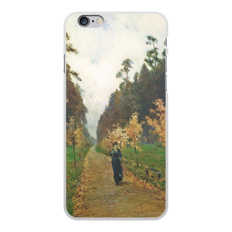 Printio Чехол для iPhone 6 Plus, объёмная печать Осенний день. сокольники (левитан)