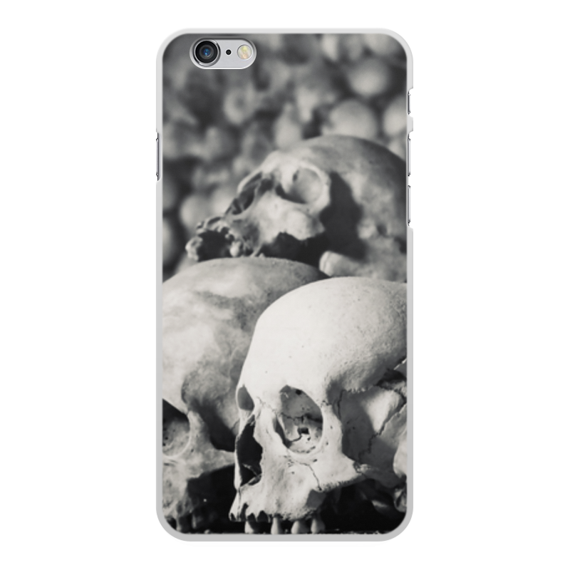 Printio Чехол для iPhone 6 Plus, объёмная печать черепа