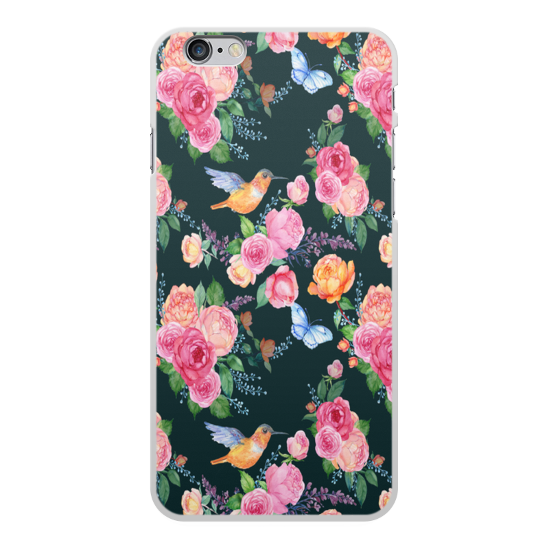 Printio Чехол для iPhone 6 Plus, объёмная печать Цветы