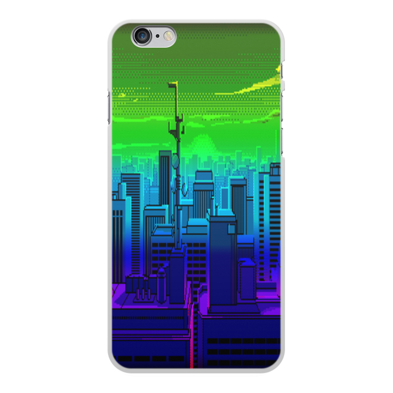 Printio Чехол для iPhone 6 Plus, объёмная печать Город