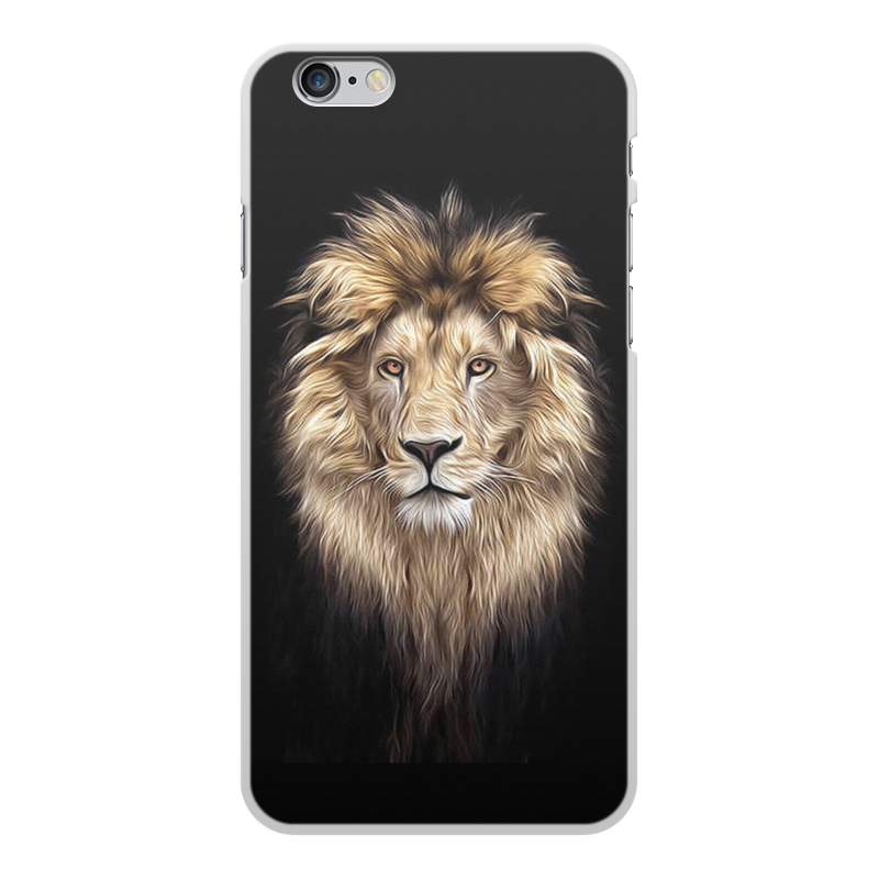 Printio Чехол для iPhone 6 Plus, объёмная печать Лев. живая природа