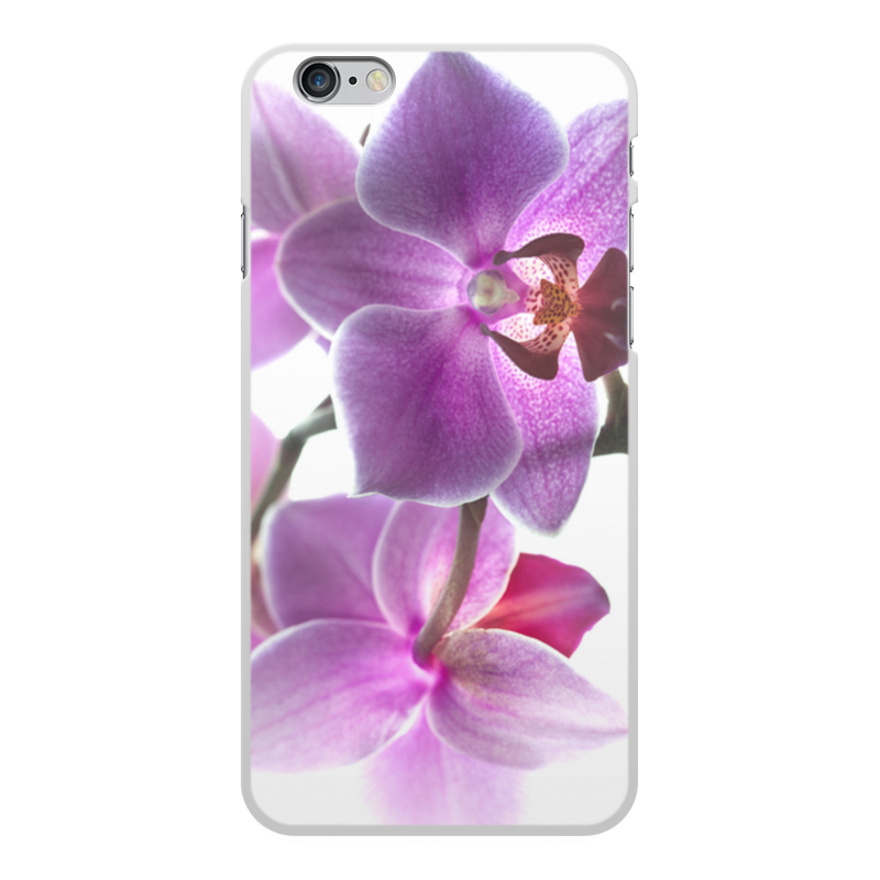 Printio Чехол для iPhone 6 Plus, объёмная печать Орхидея