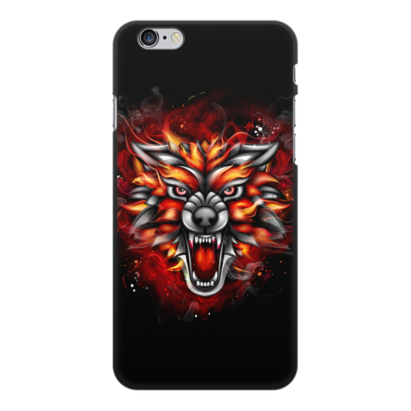 Printio Чехол для iPhone 6 Plus, объёмная печать Wolf & fire printio чехол для iphone 6 объёмная печать fire cat