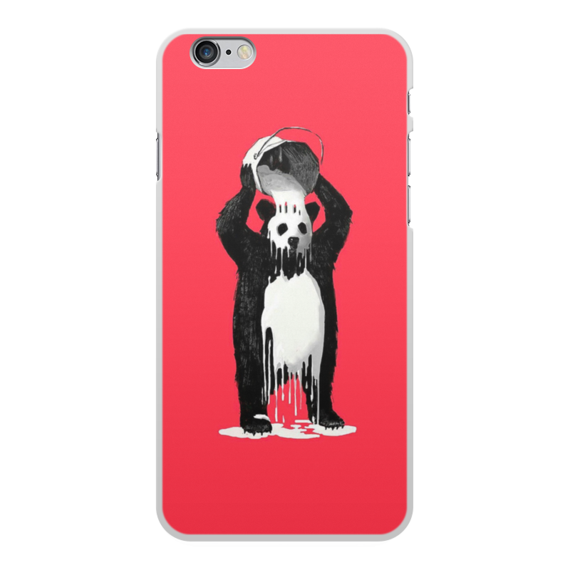 Printio Чехол для iPhone 6 Plus, объёмная печать Панда в краске