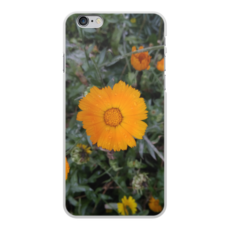 Printio Чехол для iPhone 6 Plus, объёмная печать Летние цветы