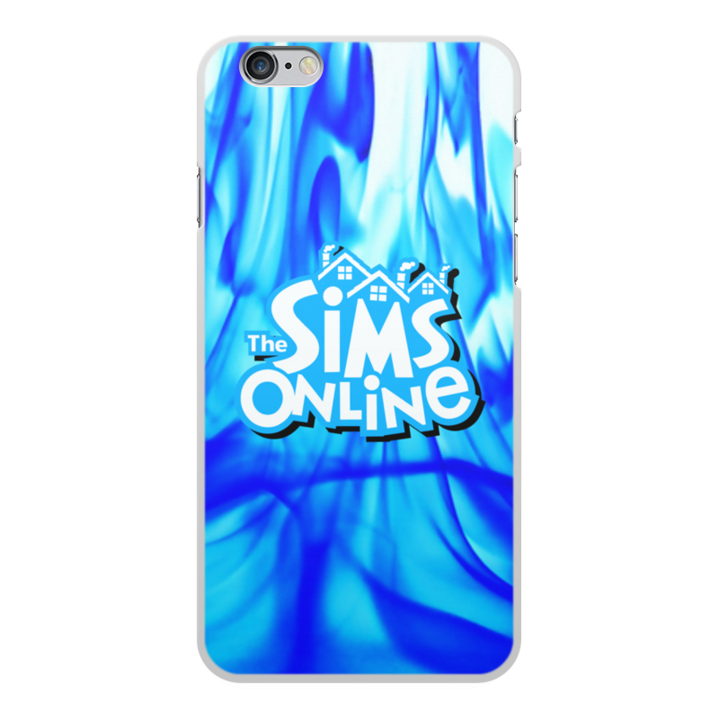 Printio Чехол для iPhone 6 Plus, объёмная печать Sims online