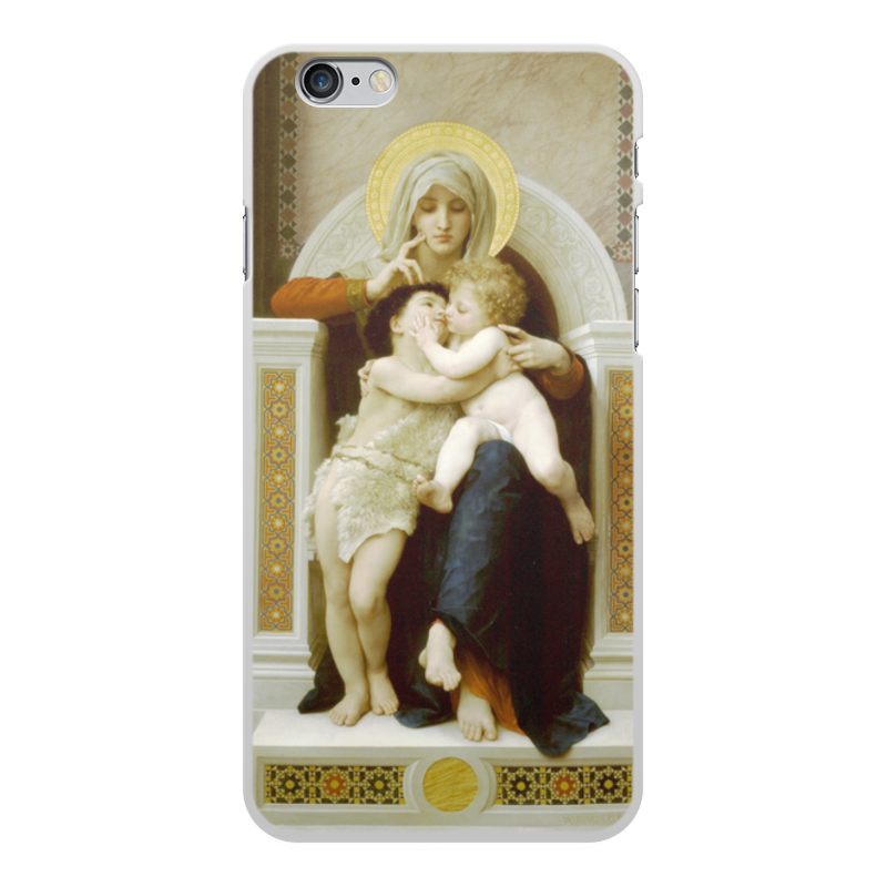 Printio Чехол для iPhone 6 Plus, объёмная печать Мадонна, иисус и иоанн креститель printio чехол для iphone 7 plus объёмная печать танец картина вильяма бугро
