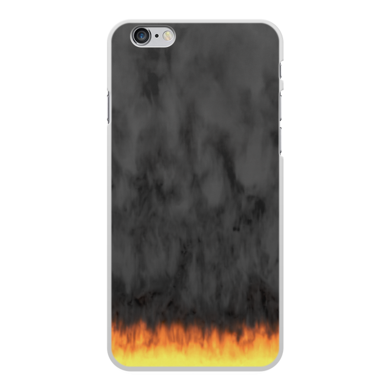 Printio Чехол для iPhone 6 Plus, объёмная печать Пламя и дым printio чехол для iphone 8 объёмная печать пламя и дым