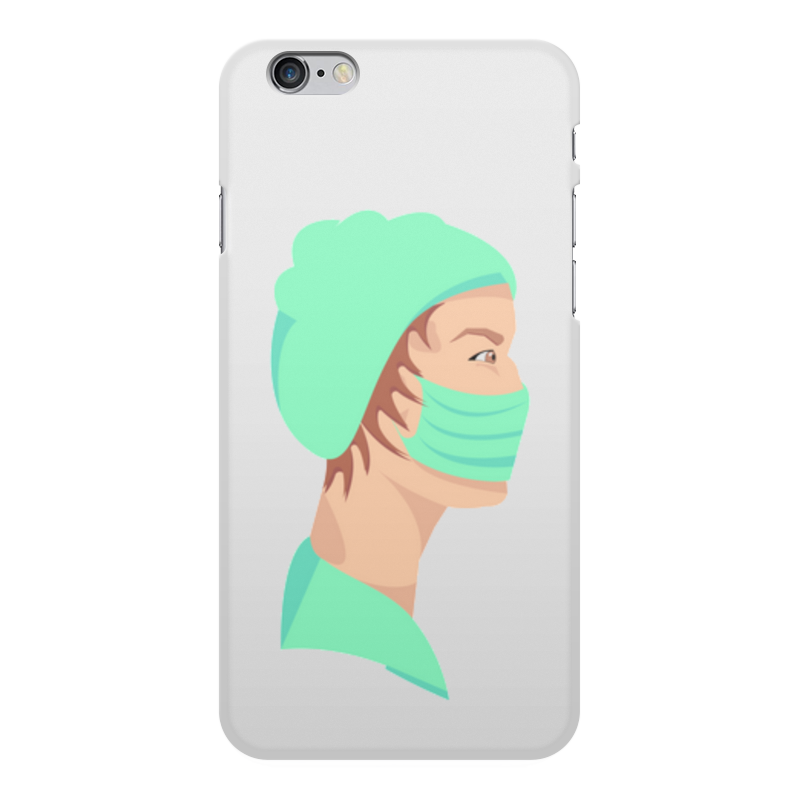 Printio Чехол для iPhone 6 Plus, объёмная печать медицинский работник в маске printio чехол для iphone 6 plus объёмная печать барашек в маске