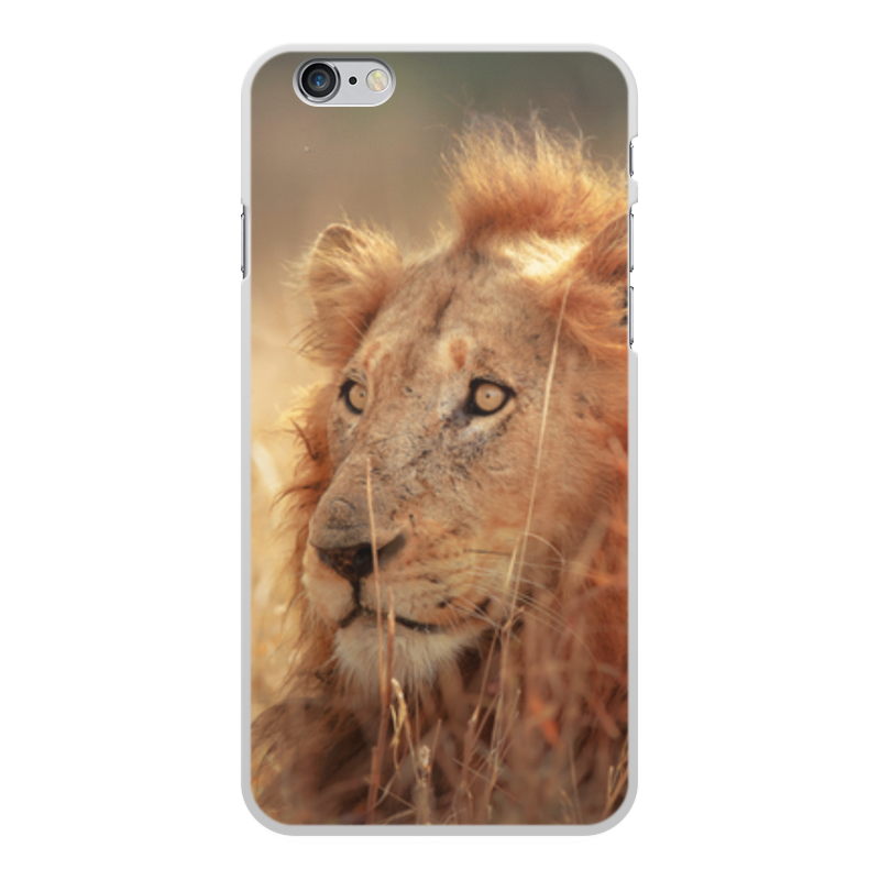 Printio Чехол для iPhone 6 Plus, объёмная печать Царь зверей