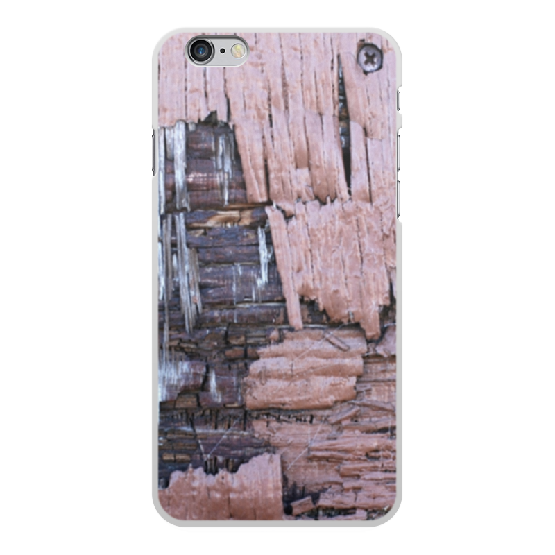 Printio Чехол для iPhone 6 Plus, объёмная печать Деревянный
