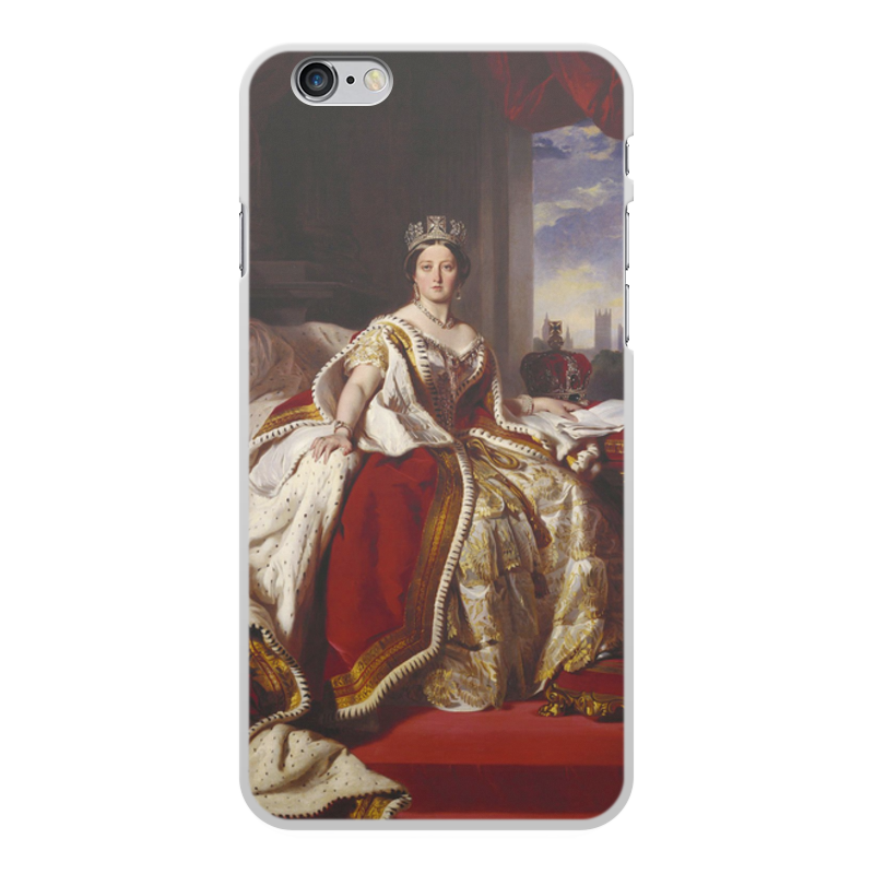 Printio Чехол для iPhone 6 Plus, объёмная печать Портрет королевы великобритании виктории printio чехол для iphone 6 plus объёмная печать портрет королевы великобритании виктории